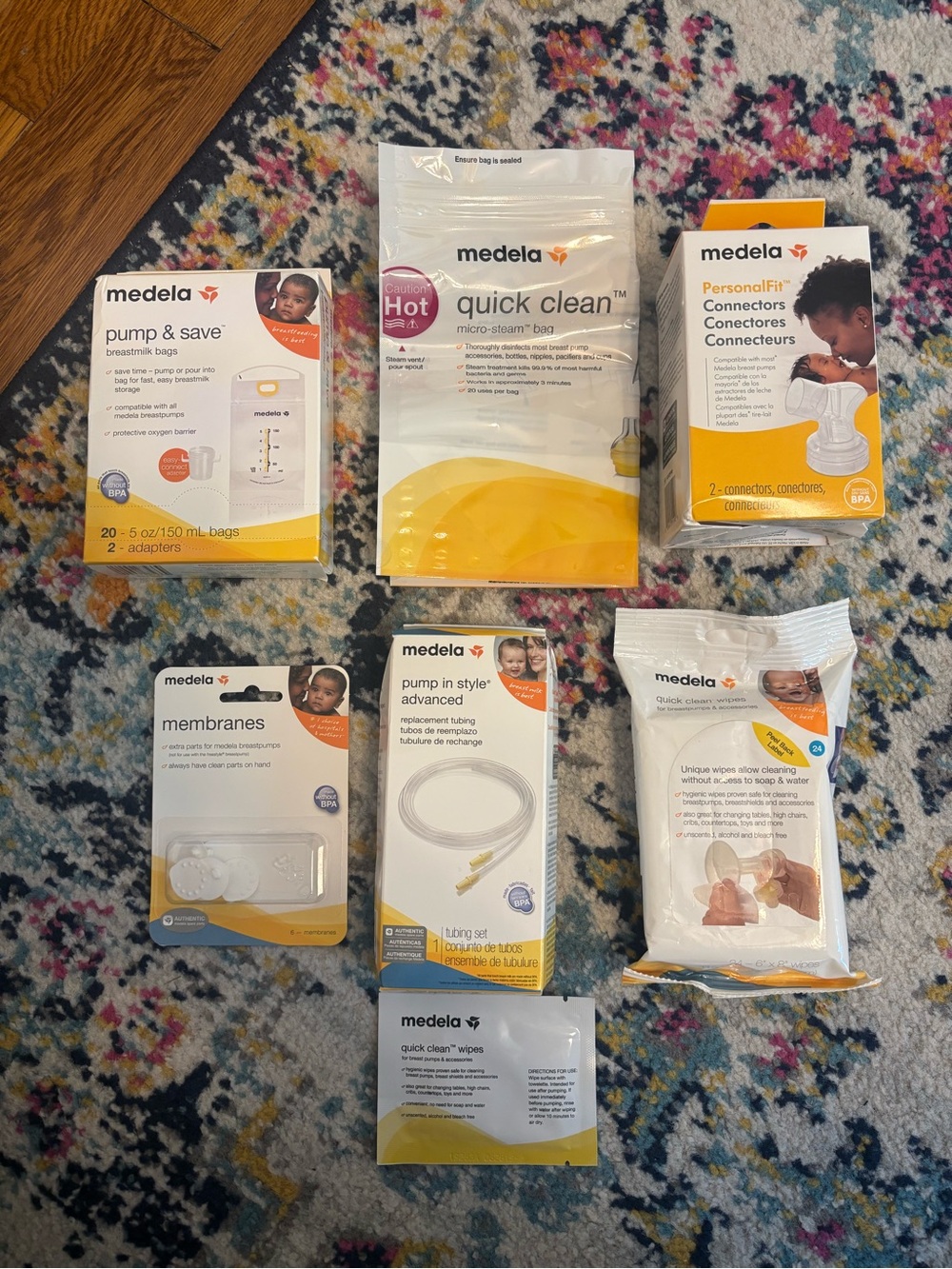 Medela Replacement Parts/Accessories - brand new in box